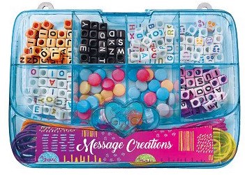 Clementoni Crazy Chic Sieraden Maken Kralenset in Opbergbox Blauw