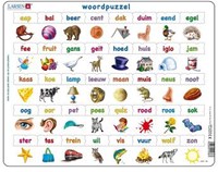 Larsen educational puzzle learn to read word puzzle cardboard 40 pieces