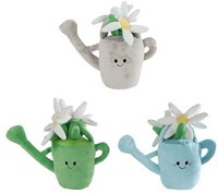 Plush Plant Watering Can with Flowers 20cm Toy Gift
