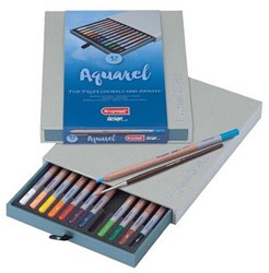 Bruynzeel watercolor pencils set - 12 colors for creative drawing