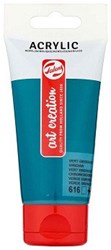Acrylic paint tube emerald green 75ml creative painting