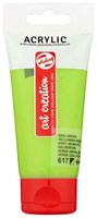Acrylic paint tube yellow green 75ml painting creative crafting