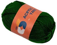 Colorations acrylic yarn green knitting yarn 50g for kids crafts
