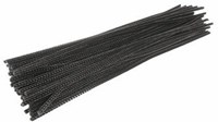 Colorations black chenille stem craft material 100 pieces creative