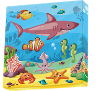 Diamond Dotz diamond painting hobby kit ocean 28x28cm complete set-3