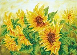 Diamond Dotz diamond painting sunflowers complete kit 41x57cm