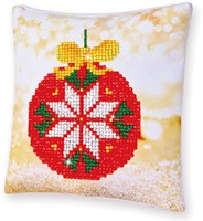 Diamond Dotz Diamond Dotz - Red Bauble Pillow