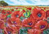 Diamond Dotz Diamond Dotz - Red Poppy Field