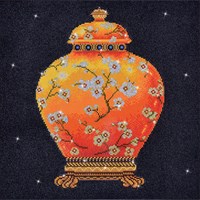 Diamond Dotz Diamond Dotz - Red Vase