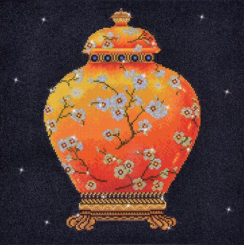 Diamond Dotz Diamond Dotz - Red Vase