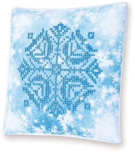 Diamond Dotz Diamond Dotz - Snowflake Pillow