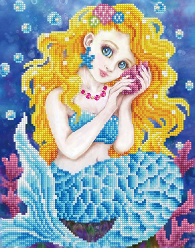 Diamond Dotz Diamond Dotz - Sounds Of The Sea With Frame