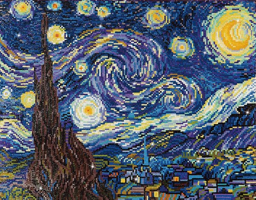 Diamond Dotz Diamond Dotz - Starry Night (Van Gogh)
