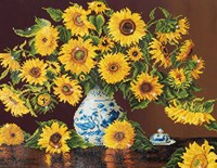 Diamond Dotz Diamond Dotz - Sunflowers In A China Vase