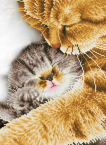 Diamond Dotz diamond painting - Tender Moment with frame - creative kit