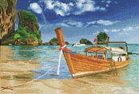 Diamond Dotz Diamond Dotz - Thai Escape - Pre-Framed Kit