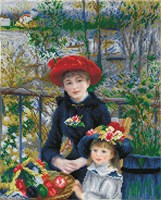 Diamond Dotz Diamond Dotz - Two Sisters On The Terrace (AprÃ¨s Renoir)