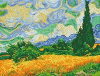 Diamond Dotz Diamond Dotz - Wheat Fields (Van Gogh)