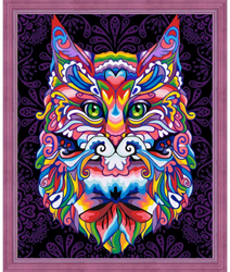 Diamond Painting mystical cat painting 40x50cm - creative hobby set