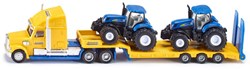 Siku low loader toy truck with New Holland tractors 1:87 metal