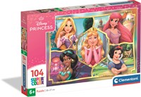 Clementoni puzzle Disney Princess - 104 pieces cardboard toy-2