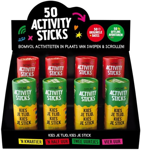 Image Books toy display 50 activity sticks - educational game for kids
