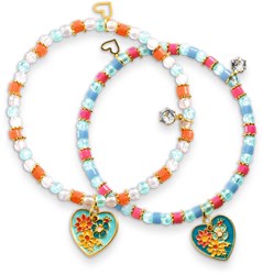 Djeco beads & jewellery Heart Threading - creative bracelet set