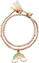 Djeco beads & jewelry Rainbow Kumihimo bracelet set - creative toy