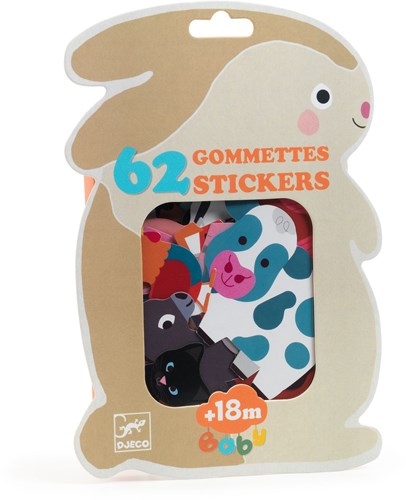 Djeco wooden farm animals - educational toy FSC MIX-2