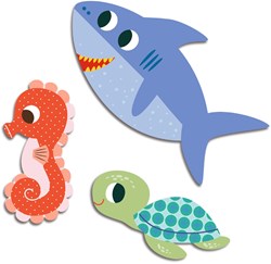 Djeco wooden sea animals toy - educational toy for children
