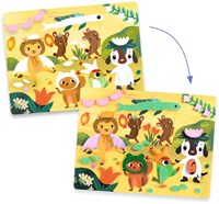 Djeco collage toy sparkling parties mosaic foam FSC MIX-2