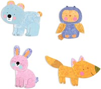 Djeco painting set La patouille - creative painting for toddlers