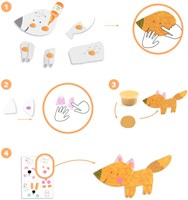 Djeco painting set La patouille - creative painting for toddlers-2