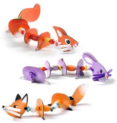 Djeco bead threading toy animals FSC MIX - educational toy
