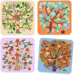 Djeco puzzle La ronde des saisons - educational toy for kids
