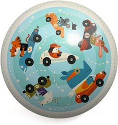 Djeco Traffic ball 22 cm - colourful play ball for children