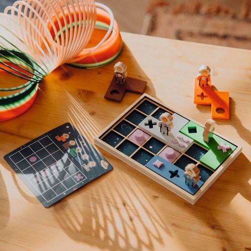 Djeco space puzzle - FSC 100% wooden toy-3