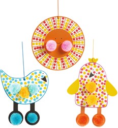 Djeco coloring craft set - creative kit for kids - FSC MIX