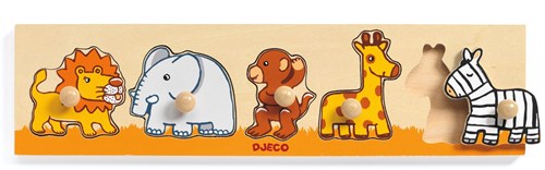 Djeco wooden puzzle Sava'n'co - FSC 100% savannah theme