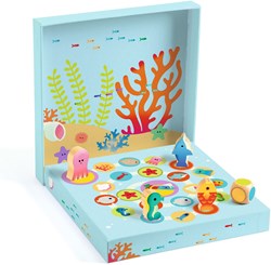 Djeco Ludo Sea - children's board game - 4 games in 1