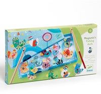 Djeco fishing game magnetic wooden ducks Fishing Duck FSC toy-3