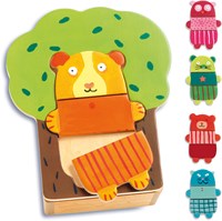 Djeco wooden puzzle Arbra Doudou - 15 pieces - educational toy