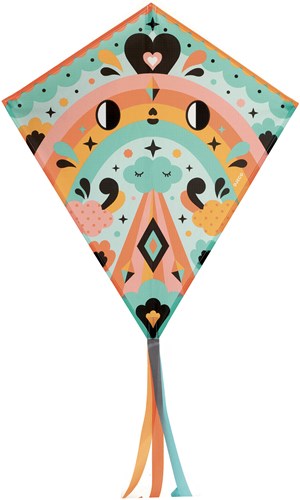 Djeco kite Kawaii colorful toy with owl design