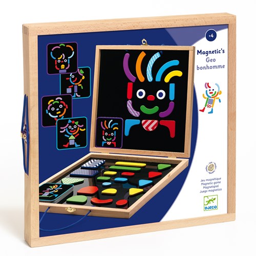 Djeco wooden magnets Geobonhomme - educational toy FSC-3