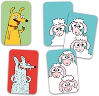 Djeco card game Swip'Sheep - strategic family game FSC MIX