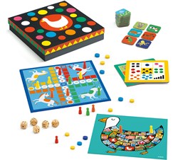 Djeco classic game Classic box 4+ - 12 board games FSC MIX
