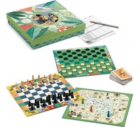 Djeco classic game box - 20 classic board games FSC MIX
