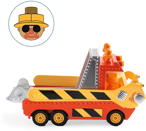 Djeco toy car Crazy truck tow truck with platform-2
