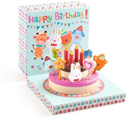Djeco wooden toy Happy Birthday - FSC 100% sustainable