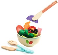 Djeco toy salad bar Mimo & Nina - wooden playset FSC 100%-2